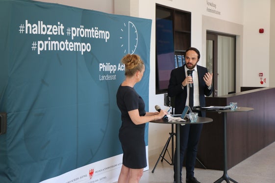 Landesrat Achammer möchte in der zweiten Legislaturperiode Südtirol als Land der Chancen festigen. (Foto: LPA/Peter Natter)