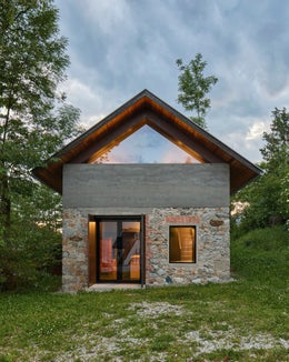 Vincitore del premio per l'Alto Adige: Lukas Mayr, progetto principale Ricostruire Haidacher: lavorare e abitare, a Perca (Foto: René Riller)