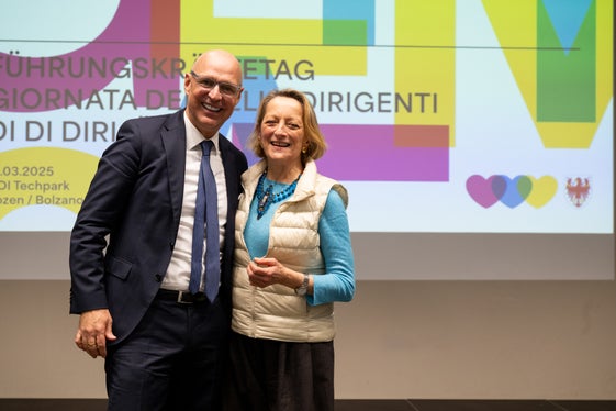 Jay Roy Edlund e Marcella Chiesi hanno fornito spunti sull'efficacia della leadership e sulla leadership inclusiva (Foto. USP/Manuela Tessaro)