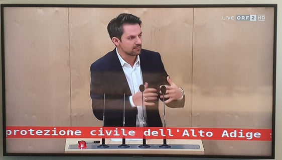 Alle 10.08 è andato in onda il messaggio che comunicava l'avvio della procedura di emergenza da parte della Protezione Civile. (Foto: ASP/RAS)