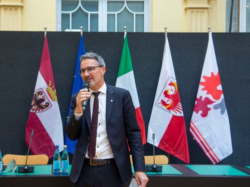 Il Presidente Kompatscher: Ci sono opportunità come questa che consentono di sostenere insieme l'economia e l'ambiente. (Foto ASP/Fabio Brucculeri)