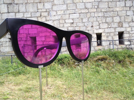 Das Werk der in der Shortlist vertretenen Künstlerin Carla Cardinaletti "In the pink", das auf der Franzensfeste gezeigt wurde. (Foto: LPA / Carla Cardinaletti) 

