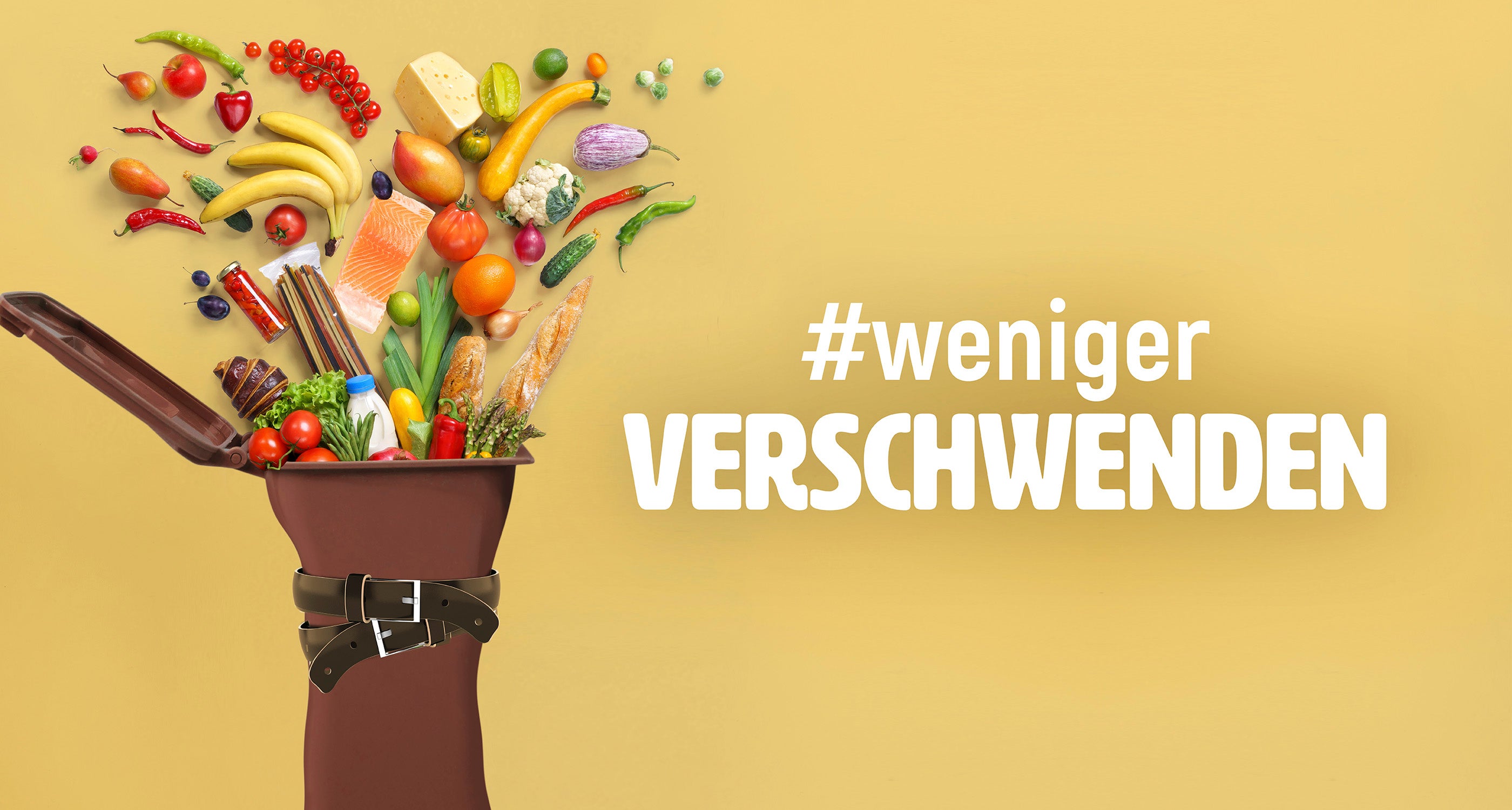 #wenigerVERSCHWENDEN