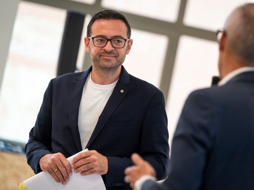 Die Anliegen der jungen Menschen seien für ihn zentral, hielt Landesrat Marco Galateo fest. (Foto: LPA/Fabio Brucculeri)