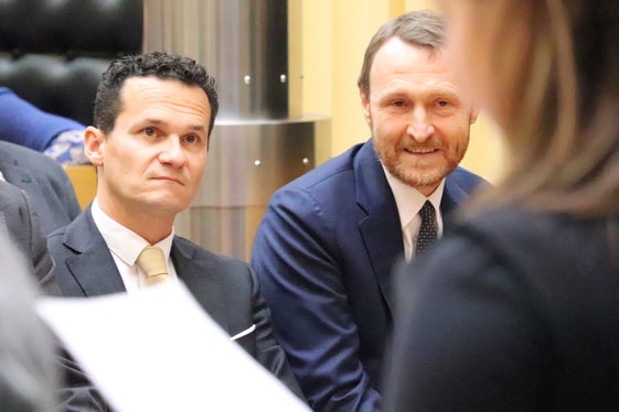 Andrè Comploi y Mathias Stuflesser (Foto: USP/Maja Clara)