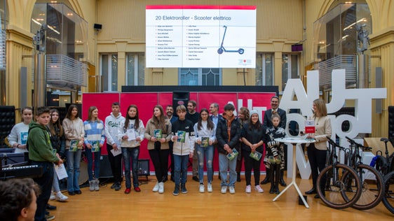 I vincitori dei E-Roller. (Foto: ASP/Fabio Brucculeri)