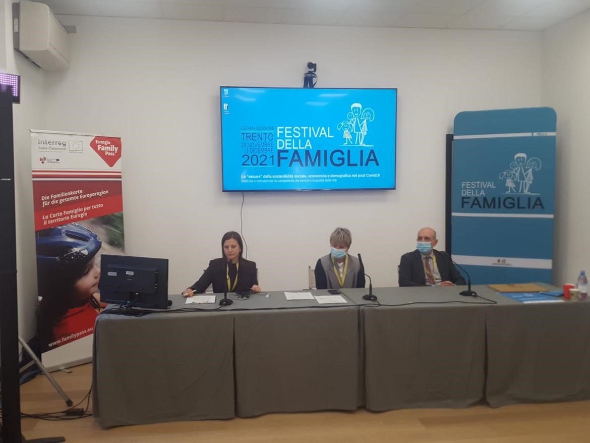 In Trient ist heute im Rahmen des Familienfestivals ein Workshop zum Thema EuregioFamilyPass im europäischen Vergleich über die Bühne gegangen. (Foto: Presseamt Trient)