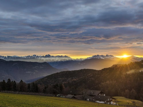 Immagine del mese dicembre 2025: le Dolomiti da Cauria. (Foto:USP/Martin Geier)