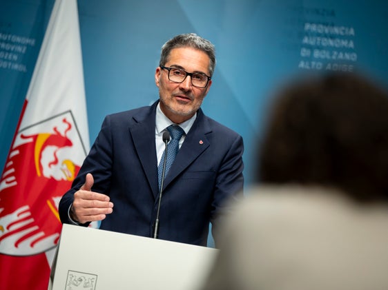 Landeshauptmann Arno Kompatscher stellte heute einen weiteren wichtigen Schritt vor, um das Land Südtirol digital resilienter zu machen, die "Cyber-Sicherheits-Governance". (Foto: LPA/Fabio Brucculeri)