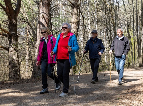 Una passeggiata è un modo semplice per integrare l'attività fisica nella routine quotidiana. Anche solo pochi minuti in più di attività fisica possono avere effetti positivi sulla salute. (Foto: USP/Ingrid Heiss)