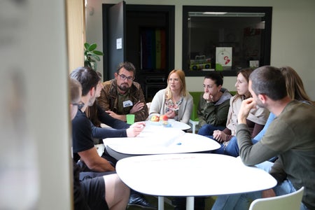 Austauschtreffen an der Landesberufsschule "Luis Zuegg" in Meran (Foto: LPA/Bildungsdirektion)