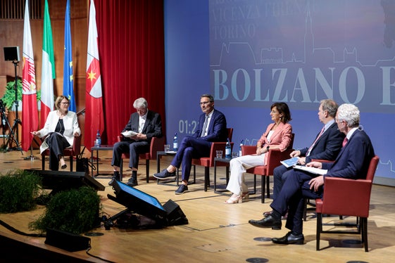 Da sinistra Simonetta Nardin, Caramaschi, Cartabia, Leonardi e von Breitenberg (Foto: ASP/Tiberio Sorvillo)
