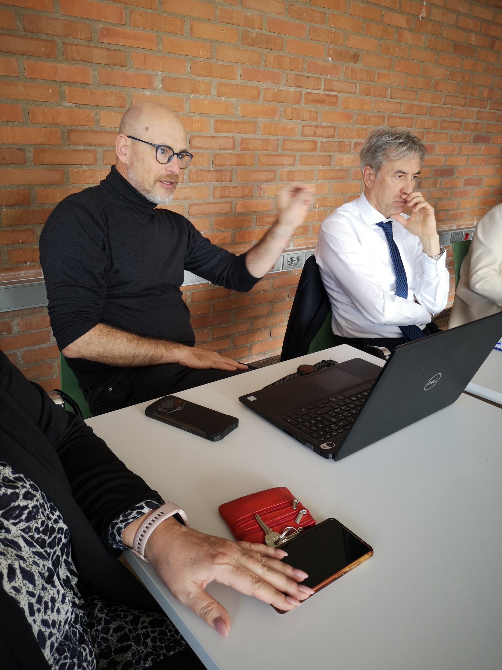 Da sinistra i dirigenti Giuseppe Ramaioli e Alberto Conci (Foto: ASP/Formazione professionale)