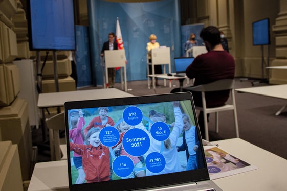 Circa 600 progetti sono stati svolti nell'estate 2021 per circa 70.000 bambini e ragazzi. (Foto: ASP/Greta Stuefer)