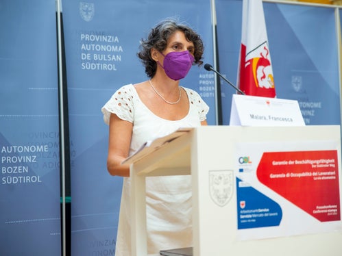 La direttrice dell'Ufficio Mediazione al lavoro Francesca Malara (Foto: ASP/Fabio Brucculeri)