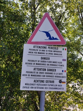 La Protezione civile invita la popolazione a fare attenzione ai pericoli legati ai corsi d’acqua ed a comportarsi in modo responsabile (Foto: ASP/Maja Clara)