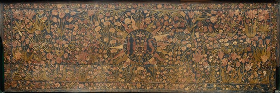 Ein besonderes Zeugnis handwerklicher Kunst: Antependium (Vorhang) aus Stroh aus dem Stiftsmuseum Neustift. (Foto: LPA/Stiftsmuseum Neustift/Johannes Plattner)