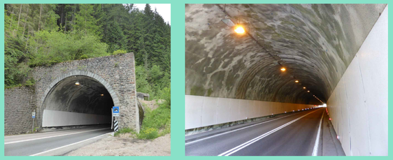 Der Tunnel auf der Staatsstraße bei Welschnofen ist sanierungsbedürftig. Am 14. März starten die Arbeiten. (Foto: LPA/Abteilung Tiefbau)