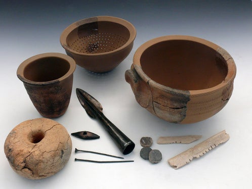 Durch die archäologische Ausstellung im Foyer des Palais Widmann führen am 9. Oktober jeweils um 11.30 Uhr sowie um 15 und 16 Uhr Archäologen des Denkmalamtes. (Foto: LPA/LDA)