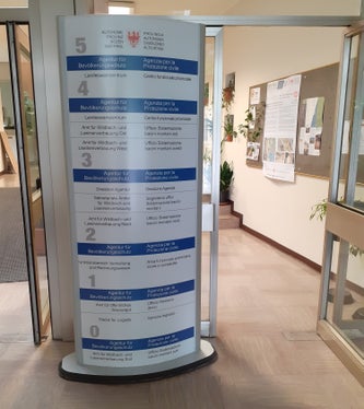 Das Amt für öffentliches Wassergut hat seinen Sitz in der Bozner Cesare-Battisti-Straße 23. (Foto: LPA/Amt für öffentliches Wassergut)