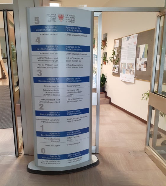 Das Amt für öffentliches Wassergut hat seinen Sitz in der Bozner Cesare-Battisti-Straße 23. (Foto: LPA/Amt für öffentliches Wassergut)