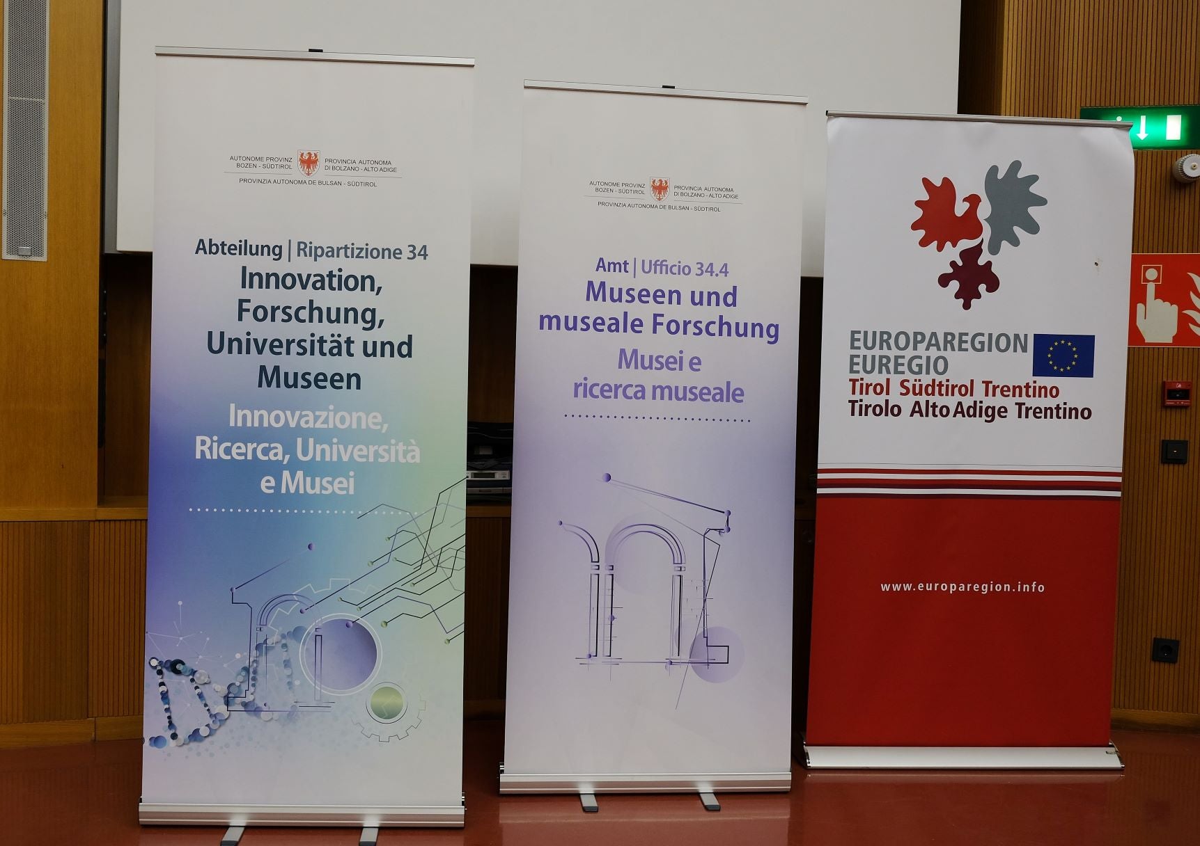 Museumfachleute aus der Euregio sind heute an der Uni in Bozen zum jährlichen Museumstag zusammengekommen. (Foto: LPA/Andreas Eisendle)