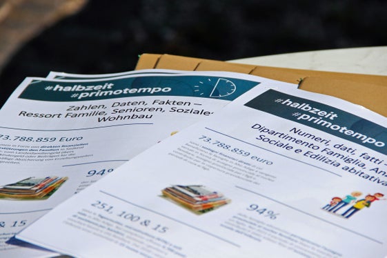 In den vergangenen 2,5 Jahren wurden zahlreiche Maßnahmen in den Bereichen Familie, Senioren, Soziales und Wohnbau umgesetzt. (Foto: LPA/Greta Stuefer)