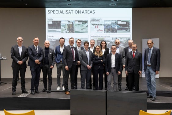 In einem partizipativen Prozess mit Unternehmen, Forschungsinstituten und Stakeholdern hat der NOI Techpark eine sogenannte Spezialisierungsstrategie entwickelt, über die heute diskutiert wurde. (Foto: NOI Techpark) 