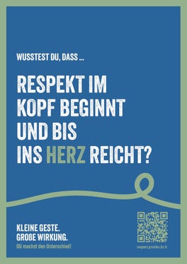  Zum Welttag des Respekts am 18. September erinnert das Land Südtirol einmal mehr daran, wie wichtig Respekt im Alltag ist. (Bild: LPA)