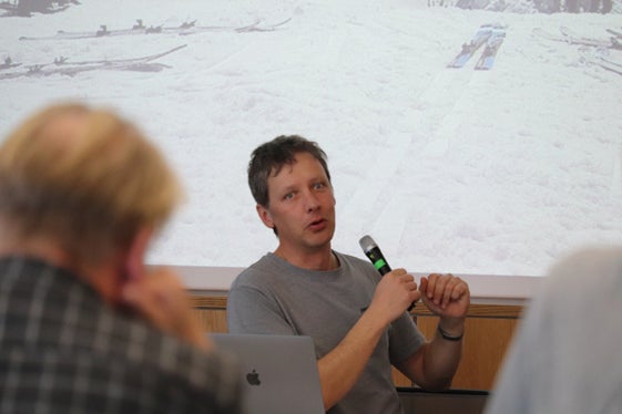 Superare i confini naturali per rafforzare la cooperazione interregionale nella protezione dalla valanghe. Christoph Mitterer del Servizio Valanghe del Tirolo. (Foto: ASP/Maja Clara) 
