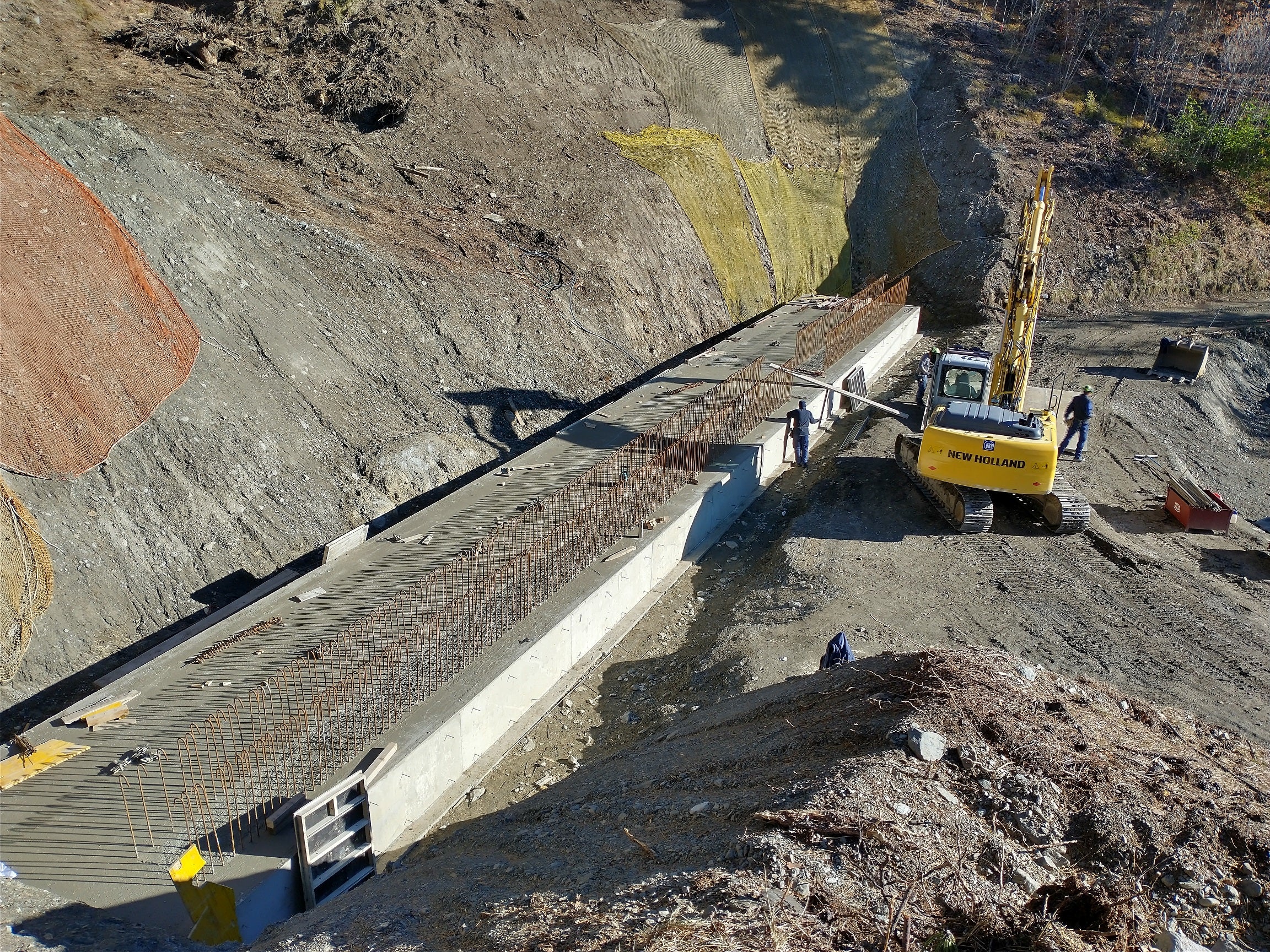 Im Zuge des zweiten Bauloses im Tartscherbach ist der Bau eines Geschieberückhaltebeckens oberhalb der Forststraße Rabein vorgesehen. (Foto: LPA/Landesamt für Wildbach- und Lawinenverbauung West)