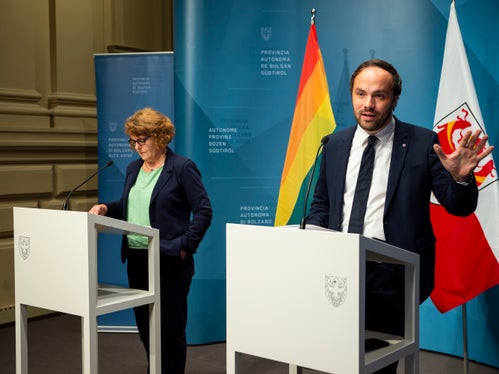 Landesrat Achammer bezeichnet NOI als eine Erfolgsgeschichte, die anstehende Erweiterung sei ein toller Beitrag für die Forschungs- und Innovationsstrategie Südtirols. (Foto: LPA/Fabio Brucculeri)