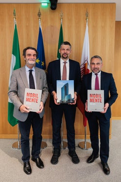 Attilio Fontana, Daniel Alfreider e Franco Lucente. (Foto: USP)