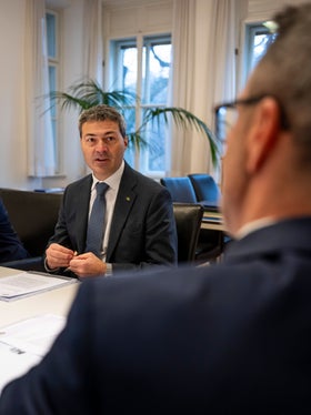 In carica da tre mesi: il presidente dell'HGV Klaus Berger (Foto: USP/Fabio Brucculeri)