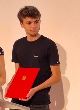 Moritz Luther, Kandidat der Spontanrede (Foto: LPA/Landesamt für Jugendarbeit/Anita Demetz)