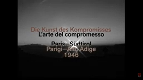Im Dokumentationsfilm "Die Kunst des Kompromisses. Paris – Südtirol 1946" wirft einen Blick auf die historischen Verhandlungen aus Sicht der Südtiroler Delegation. (Screenshot: LPA)