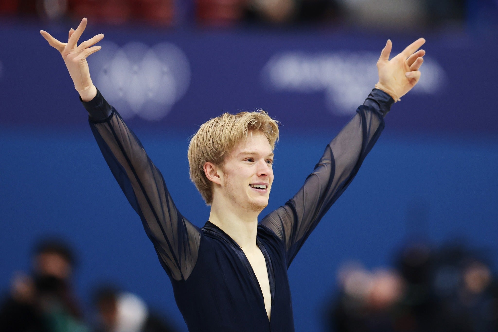 Daniel Grassl trug mit dem Kurzprogramm am 7. Februar dazu bei, dass das Team Italien beim Teamwettbewerb im Eiskunstlauf am 8. Februar die Bronzemedaille gewonnen hat. (Foto: FISG. Das Foto darf nur im Zusammenhang mit dieser Aussendung verwendet werden.)