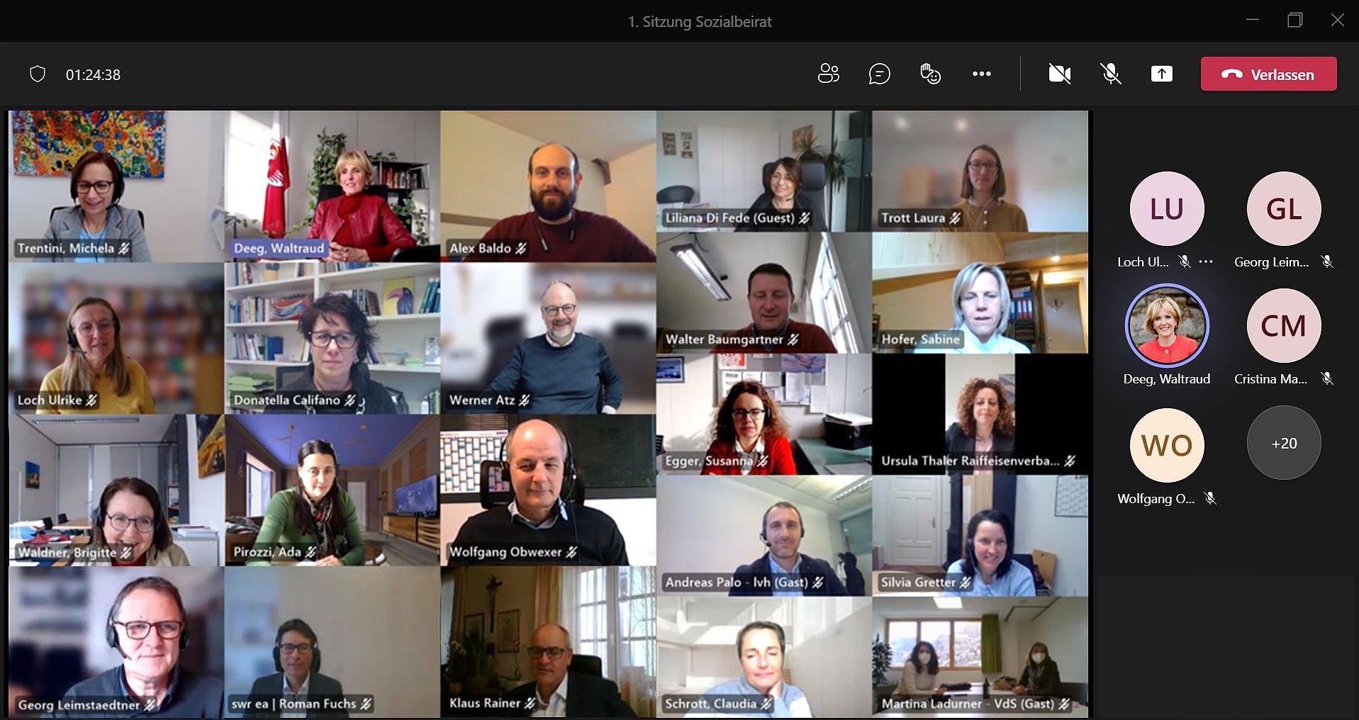 An der ersten Sitzung des neuen Sozialbeirates haben die effektiven und die Ersatzmitglieder teilgenommen und sich unter anderem darauf verständigt, die Vernetzung weiter ausbauen zu wollen. (Foto: LPA)
