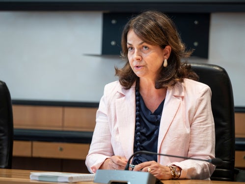 Con un tasso di occupazione di circa 290 giorni all’anno, la Fiera di Bolzano rappresenta un importante punto di incontro per espositori regionali, nazionali e internazionali, ha sottolineato la presidente Greti Ladurner. (Foto: USP/Fabio Brucculeri)