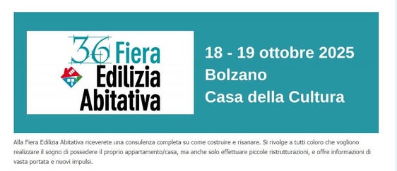 Quando si tratta di questioni abitative, consulenza e informazione sono molto importanti. Per questo l'Amministrazione provinciale sostiene associazioni ed enti locali che offrono iniziative informative, come per esempio la Fiera Edilizia Abitativa di Bolzano. (Foto: Fiera Edilizia Abitativa)