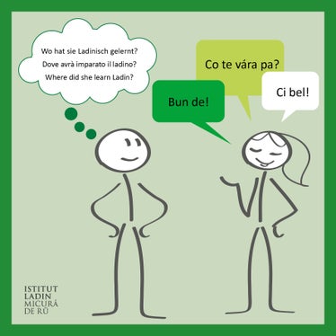 In zwölf Lektionen können sich Interessierte mit den neuen Publikationen oder dem online-Kurs des ladinischen Kulturinstituts selbst Grundkenntnisse in der Landessprache Ladinisch beibringen. (Foto: Micurà de Rü)