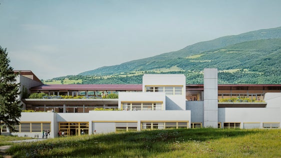 Rendering del progetto vincitore, realizzato dal team degli architetti Andrea Arcese, Lorenzo De Pascale, Leonardo Botti, Loris Luigi Perillo e degli ingegneri Alessandro Svaldi e Andrea Zanetti. (Foto: USP/Fabio Brucculeri)