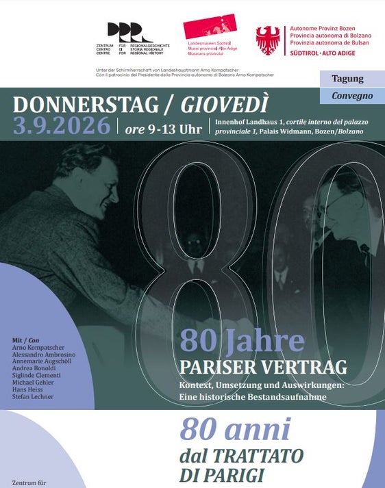 Am Donnerstag, 3. September, findet die "80 Jahre Pariser Vertrag – Kontext, Umsetzung und Folgen: Ein historischer Überblick" statt. (Foto: LPA)