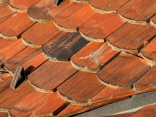 Das Dach des Gebäudes ist mit Biberschwanz-Tonziegeln gedeckt, die teilweise noch original erhalten sind. (Foto: Landesdenkmalamt/Klaus Ausserhofer)