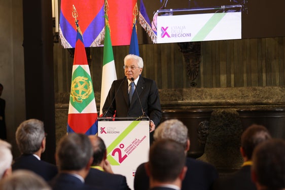 "Le Regioni sono la spina dorsale del Paese, con la loro grande ricchezza, ma anche con i loro problemi”, ha detto il presidente della Repubblica, Sergio Mattarella. (Foto: Conferenza delle Regioni e delle Province autonome)