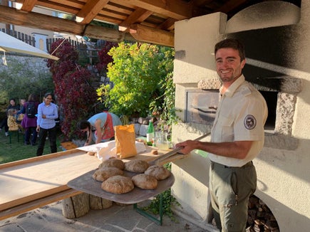 Brotbacken hautnah erleben kann man an den Brotbacktagen im Naturparkhaus Trudner Horn. (Foto: LPA/Landesamt für Natur)