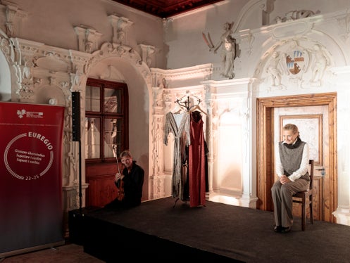 Erstmals bot die Euregio außerhalb ihres Sitzes im Waaghaus in Bozen eine Kulturveranstaltung in Südtirol an. (Foto: LPA/Tiberio Sorvillo)