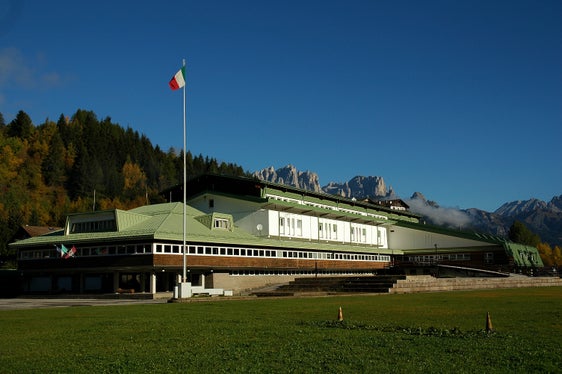 Il centro di addestramento alpino "Fiamme Oro" della Polizia di Stato a Moena in Val di Fassa (Foto: ASP/Ufficio stampa Provincia di Trento)