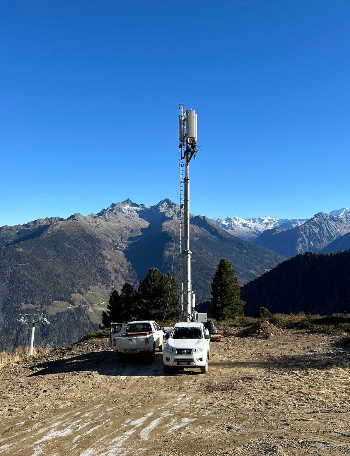 Die neue DAS-Mobilfunkanlage (Distributed Antenna System) wurde im Skigebiet Speikboden erfolgreich in Betrieb genommen. (Foto: LPA)