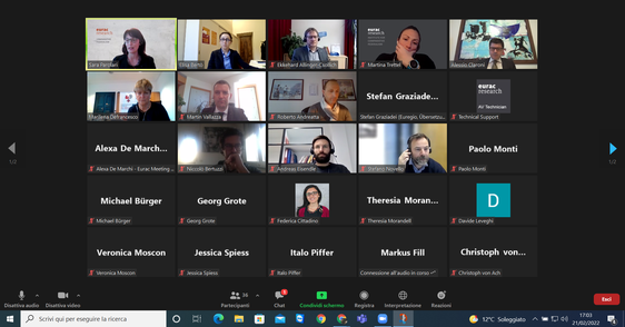 Coesione territoriale, mobilità e cambiamento climatico al centro del webinar che ha inaugurato gli "Euregio Talk". (Foto: ASP/Euregio)